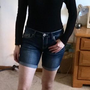 Juniors denim shorts